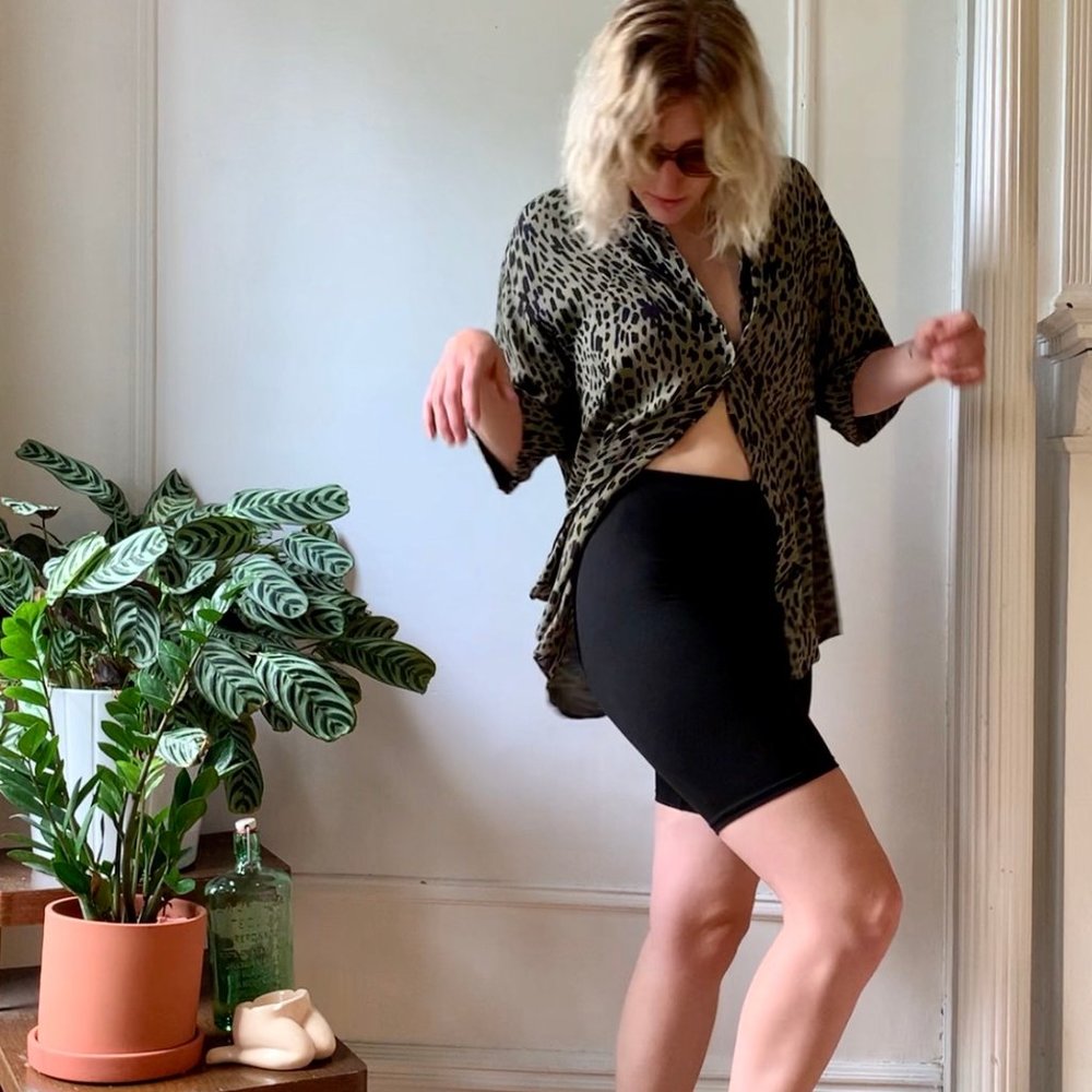 Oversize Cheetah Print Button Down - image 8